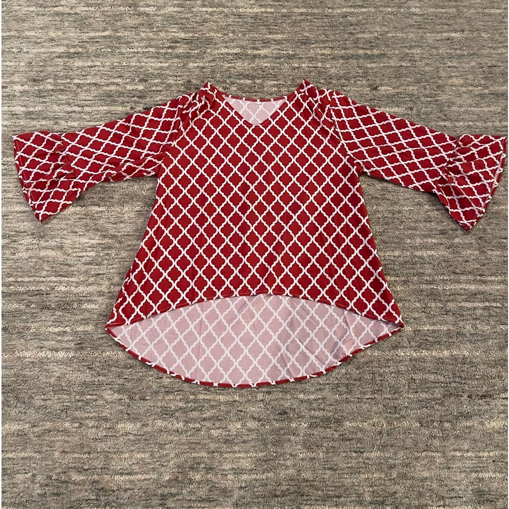 Red Tunic Top